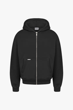 Heavy Blank Zip Hoodie