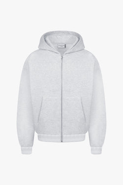 Heavy Blank Zip Hoodie
