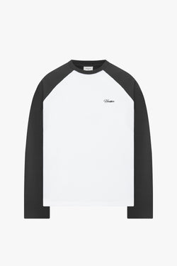 Script Two Tone Long Sleeve